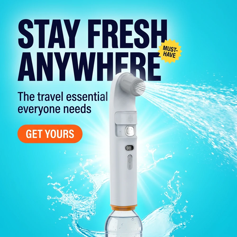 Stay fresh anywhere — the travel essential everyone needs